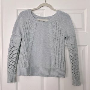 American Eagle knit sweater in light blue